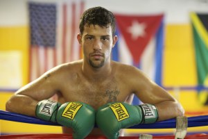 Michael Oliveira na sua primeira luta contra Popó. Foto de Jade Matarazzo.