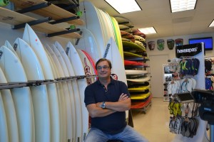 Christian Wolthers na sua loja em Fort Lauderdale. Fotos de Carla Guarilha