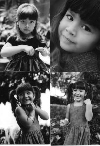 Com três anos. Cortesia: álbum de família. 