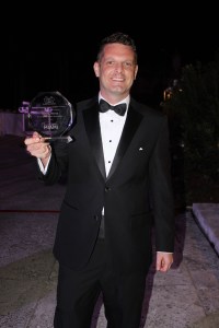 David Hertz foi um dos homenageados da noite pelo seu trabalho com a Gastromotiva, um programa de auxiliar de cozinha para jovens de baixa renda. Foto de Barbara Corbellini Duarte