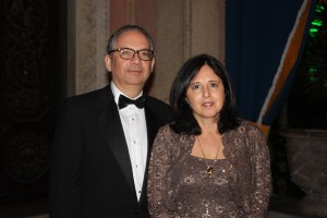 O Embaixador Hélio Vitor Ramos Filho, chair honorário do evento, com sua esposa Milma. Foto de Barbara Corbellini Duarte