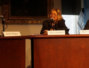 Genuine collaboration is key to a successful newsroom, says Delboni.  Photo by Barbara Corbellini Duarte.